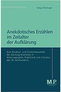 Anekdotisches Erzählen im Zeitalter der Aufklärung