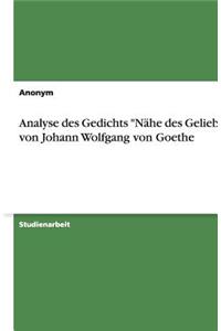 Analyse Des Gedichts 