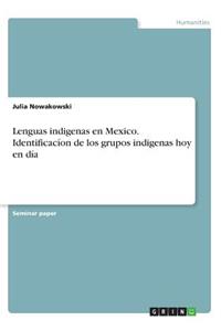 Lenguas indigenas en Mexico. Identificacíon de los grupos indigenas hoy en día