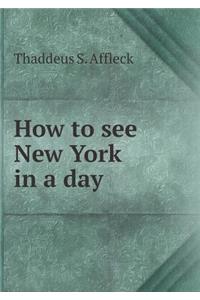 How to See New York in a Day