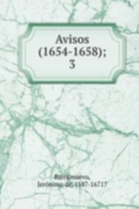 Avisos (1654-1658);