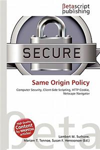 Same Origin Policy