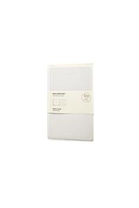 Moleskine Messages Note Card, Large, Plain, Almond White, Soft Cover (4.5 X 6.75)