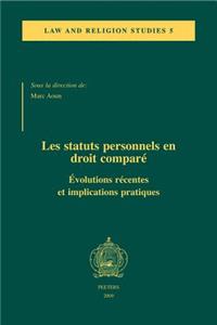 Les Statuts Personnels En Droit Compare