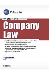 Company Law (CS-Executive) (2nd Edition, February 2017)