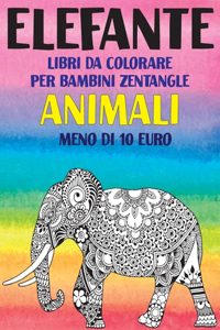 Libri da colorare per bambini Zentangle - Meno di 10 euro - Animali - Elefante