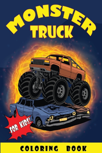 Monster Truck Coloring Book for Kids