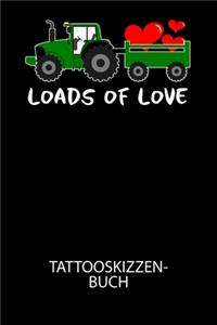 Loads of love - Tattooskizzenbuch