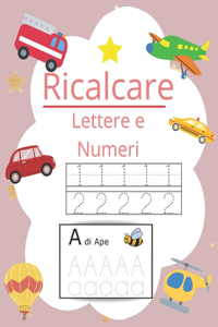 Ricalcare lettere e numeri