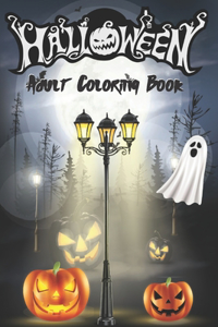 Halloween Adult Coloring Book