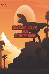 Dinosaur Color and Activity Book
