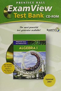 Prentice Hall Math Algebra 1 Examview Test Generator CD 2007c