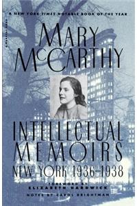 Intellectual Memoirs: New York, 1936-1938