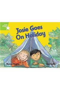 Rigby Star Guided 1 Green Level: Josie Goes on Holiday Pupil Book (single)