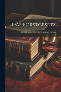 Das Forstgesetz