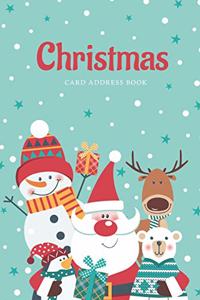 Christmas Card Address Book