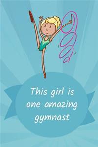 Thick Journal - Gymnast Gymastics Gifts Accessories Items for Girls (119 Pages)