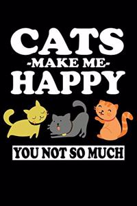 Cats Make Me Happy You Not So Much