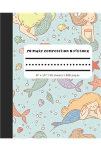 Primary Composition Notebook - 8 x 10 - 100 pages - 50 sheets