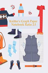 Knitter's Graph Paper Notebook Ratio 2