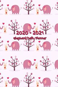 2020-2021 Elephant Daily Planner