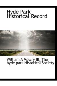 Hyde Park Historical Record