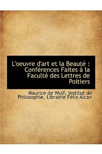 L'Oeuvre D'Art Et La Beaut
