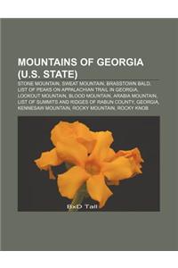Mountains of Georgia (U.S. State): Stone Mountain, Sweat Mountain, Brasstown Bald, List of Peaks on Appalachian Trail in Georgia