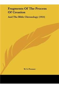 Fragments of the Process of Creation