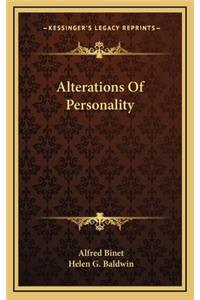 Alterations of Personality