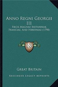 Anno Regni Georgii III