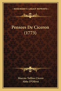Pensees De Ciceron (1773)