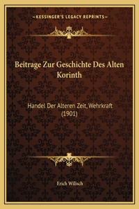 Beitrage Zur Geschichte Des Alten Korinth