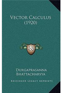 Vector Calculus (1920)