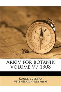 Arkiv Fur Botanik Volume V.7 1908