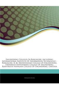 Articles on Engineering Colleges in Bangalore, Including