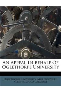 An Appeal in Behalf of Oglethorpe University