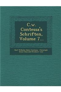 C.W. Contessa's Schriften, Volume 7...