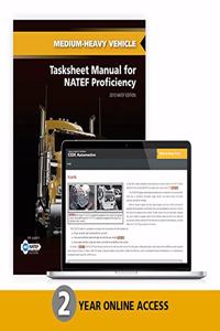 Medium/Heavy Truck Tasksheet Manual with 2-Year Access to Medium/Heavy Vehicle Online
