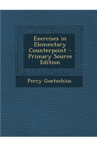 Exercises in Elementary Counterpoint