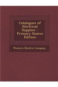 Catalogues of Electrical Supplies