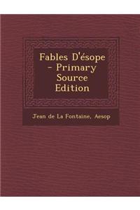 Fables D'Esope
