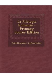 La Filologia Romanza