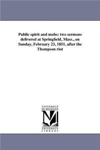 Public spirit and mobs