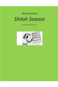 Novel Unit for Shiloh Season