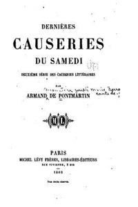 Dernières causeries du samedi, deuxième série des causeries littéraires
