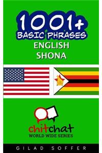 1001+ Basic Phrases English - Shona