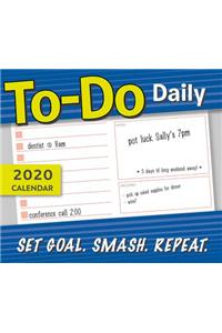 2020 To-Do Daily Boxed Daily Calendar