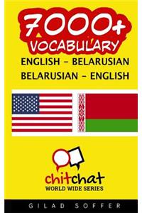 7000+ English - Belarusian Belarusian - English Vocabulary