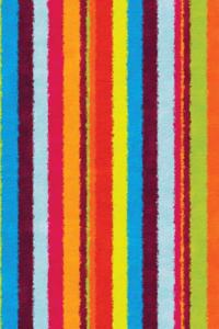 Colorful Stripes Painted Notebook